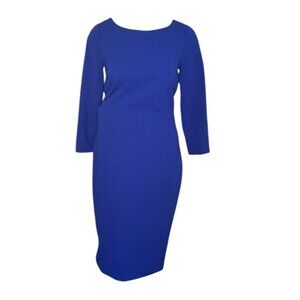 Calvin Klein vibrant blue sheath dress sz 4